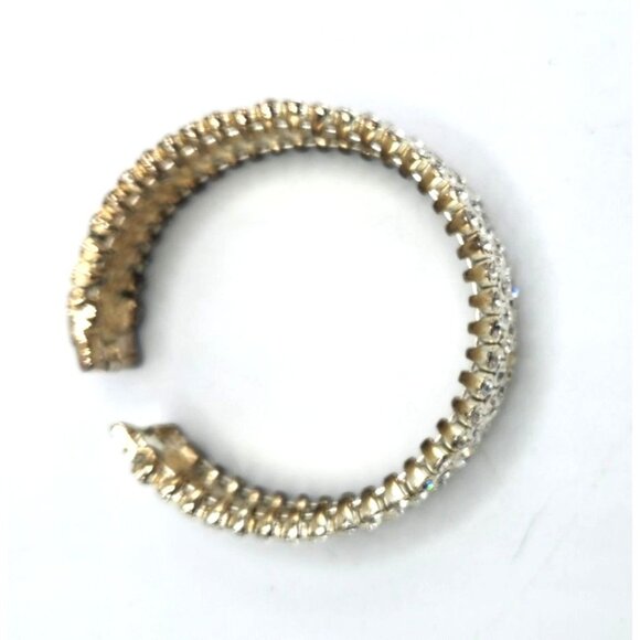 Vintage Crystal Bracelet - Rows Of Crystals - Picture 4 of 5